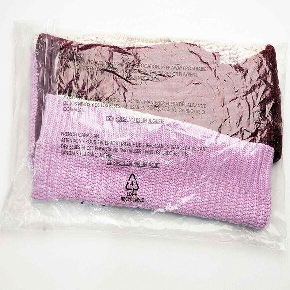 Wildfox Beverly Colorblock Loose Knit Sweater Small - Picture 7 of 7